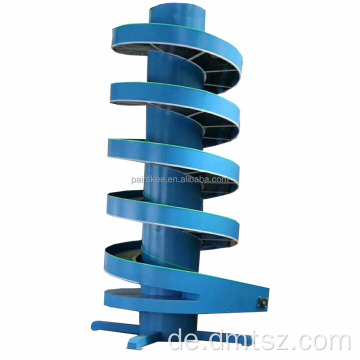 Vertikaler Spiralförderer für Paket